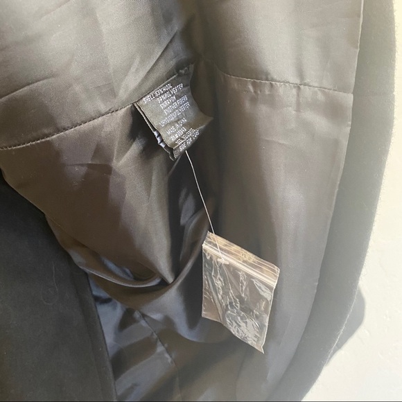 NWOT Collezione Wool Oversized Collar Wrap Coat - Picture 6 of 9